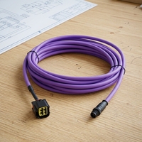 Connecteur M12 à filetage métallique pour serrage et fixation, code A, 12 broches mâle, avec joint d'étanchéité multicouche en silicone – Nouveauté 2026, vente chaude