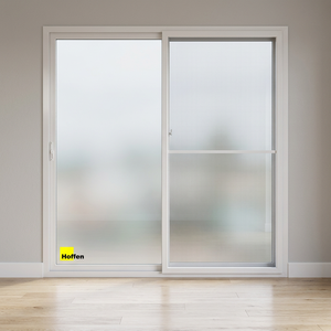Puerta Corredera Doble Hoffen Pro 200x205, Blanca, de Fibra de Vidrio, Insonorizada, Impermeable, con Aislamiento Térmico, Moderna, para Interiores de Hotel - Product Image 2