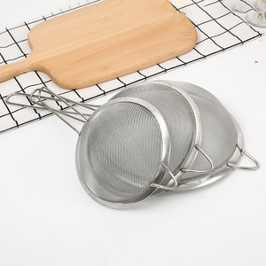 Stainless Steel Oil Strainer Wide Rimmed 2 Sizes Multifunction Kitchen Filter For Deep Frying Hot Pot Bird's Nest Cleaning - Product Image 2