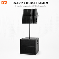 Système de sonorisation professionnel 12 pouces + 18 pouces pour fêtes en intérieur et en extérieur, tournées, concerts, clubs