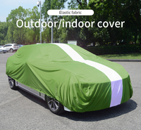 Housse de voiture universelle haut de gamme en polyester imperméable, protection UV/IR, taille personnalisable pour SUV, berline, intérieur/extérieur, toutes saisons