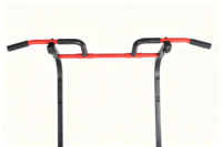 Tour de musculation multifonctionnelle autoportante avec barre de traction et station de dips réglable pour l'entraînement de force du haut du corps et du tronc
