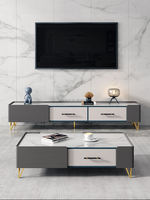 Mueble de TV Moderno de Madera, Estilo Nuevo, Ecológico y Duradero, para Almacenamiento en Hoteles, Apartamentos y Salas de Estar, Personalizable, Venta al Por Mayor
