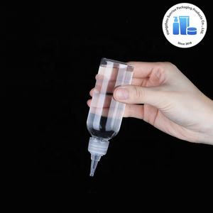 בקבוקי פלסטיק PET שקופים למילוי חוזר בנפחים של 5ml/<span class=keywords><strong>10ml</strong></span>/50ml/200ml/500ml עם פקק הברגה, ריקים, לקוסמטיקה, פיגמנט או דיו. - Product Image 2