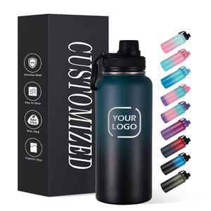 Vente flash Nouvelle mode 430ml Thermos en acier inoxydable à double paroi sans BPA avec couvercle anti-fuite et paille Isolation de 6 à 12 heures pour - Product Image 1