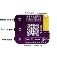 Carte de réglage d'amplificateur audio DSP Nvarcher BT 5.0 avec égaliseur 40 bandes et prise en charge TWS