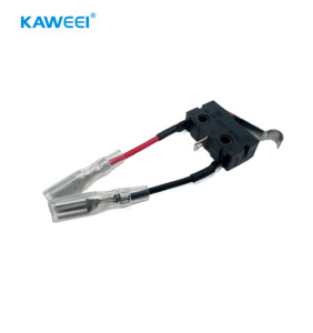 Özel Mikro Limit Anahtarı, 2 Telli ve Konnektörlü, 5A 125V 250V Ev Aletleri için Mikro Anahtar - Product Image 3
