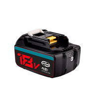 Batterie de remplacement pour outil électrique 4,5 Ah 18 V avec indicateur LED, batterie de perceuse sans fil rechargeable compatible avec BL1890