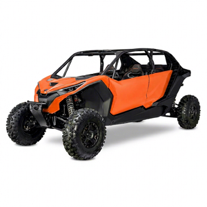 Vehículo Todoterreno Cf Moto ZFORCE Z10-4 Nuevo, Naranja y Negro, con Neumáticos Grandes, Diseño de Techo Abierto, Construcción de Plástico - Product Image 1