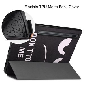 Funda de tableta de TPU suave + PU para Samsung Galaxy Tab S8 Plus <span class=keywords><strong>SM</strong></span>-X800 <span class=keywords><strong>SM</strong></span>-<span class=keywords><strong>X806</strong></span>, funda para tableta de 12.4 pulgadas - Product Image 4