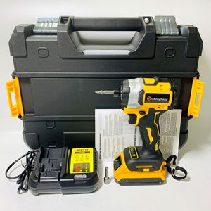 Nouveau tournevis à chocs sans fil jaune haute puissance 300 N.m, tournevis à couple élevé sans balais avec chargeur de batterie d'origine - Product Image 6
