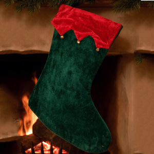 Nouvelle bourse cadeau de Noël en polyester style décontracté, décoration de cheminée avec nœud de taille standard, modèle 984 - Product Image 2