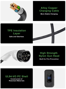 Dernière station <span class=keywords><strong>de</strong></span> <span class=keywords><strong>recharge</strong></span> murale pour véhicules <span class=keywords><strong>électrique</strong></span>s domestiques 240V monophasée, chargeur <span class=keywords><strong>de</strong></span> véhicule <span class=keywords><strong>électrique</strong></span>, Bluetooth et carte RFID - Product Image 3