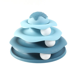 Ensemble de jouets pour chat Miaoxinbao, roue tournante automatique, anti-ennui, disque interactif pour animaux de compagnie, pour chats - Product Image 5