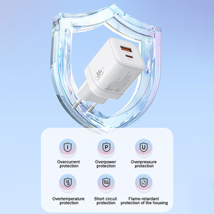 Factory Direct Externa Dual Pd <span class=keywords><strong>30W</strong></span> 35W GaN Adaptateur mural pour téléphone portable <span class=keywords><strong>Chargeur</strong></span> Usb c pour Galaxy LG <span class=keywords><strong>iPhone</strong></span> 11 12 <span class=keywords><strong>13</strong></span> 14 15 16 Pro Max - Product Image 6