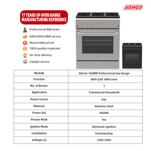 New Trend <strong>30</strong>" Inch 760mm <strong>Gas</strong> Cooker Latest Cooking Ceramic <strong>Stove</strong> Oven Ranges with and Electric Ovens Digital and Grill 5 burner - Product Image 2