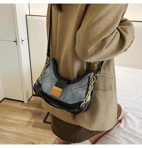 Nuevo bolso de mano estilo retro para mujer, bolso de hombro de lujo con cadena, material PU, bolso cruzado para mujer - Product Image 2