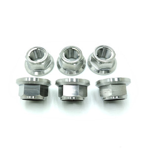 Nhà Máy Trực Tiếp Bán M8 M10titanium Mặt Bích Hexagon Nuts - Product Image 1