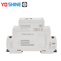 Relais temporisé à impulsion simple 10A SPDT AC/DC 24V-240V, relais d'alimentation universel