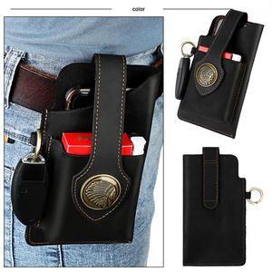 रेट्रो पु चमड़े के सार्वभौमिक बेल्ट पैक बैग लूप कमर होल्स्टर मामले आईफ़ोन सैमसंग हूवी xiai - Product Image 5
