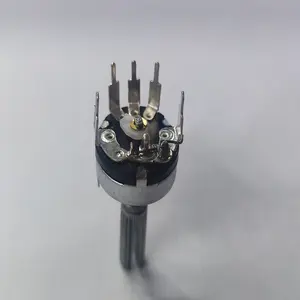 Potenciómetro de interruptor giratorio de 17 mm para revestimiento de sonido, 10K