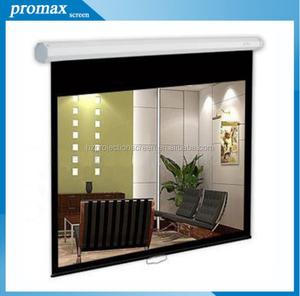 Pantalla de proyector manual extraíble de 100 pulgadas, pantalla de proyección montable en pared para <span class=keywords><strong>el</strong></span> hogar, la Oficina y <span class=keywords><strong>el</strong></span> uso educativo - Product Image 2