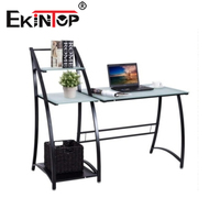 Table d'ordinateur moderne Photos Bureau de bureau standard avec table d'appoint