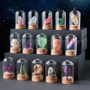 Ornamenti fatti a mano in cristallo di quarzo pietra naturale ametista decorazioni per la casa che desiderano artigianato bottiglia