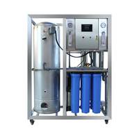 Système d'osmose inverse industriel avec filtration d'eau UV 500LPH 220V Pompe et usine de purification d'eau à moteur