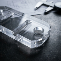 Pièces usinées en polycarbonate de précision, résistantes aux hautes températures et ignifuges, composants d'isolation transparents Hengfeng