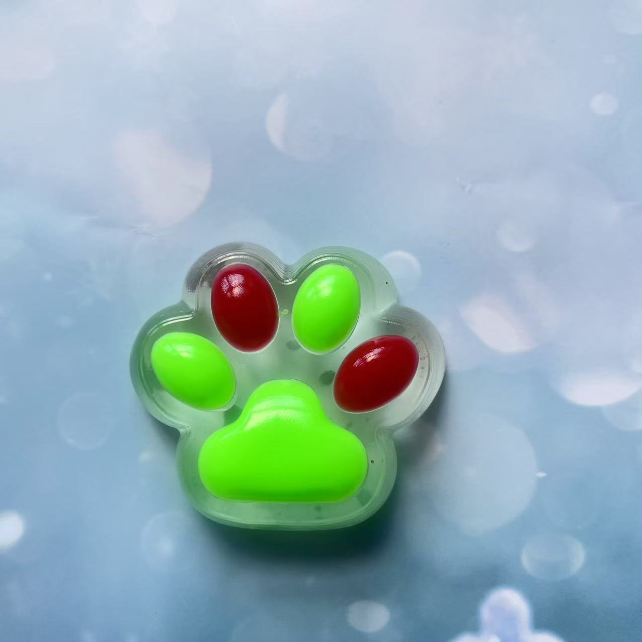 Série Noël - Palmier Vert Transparent [50g]