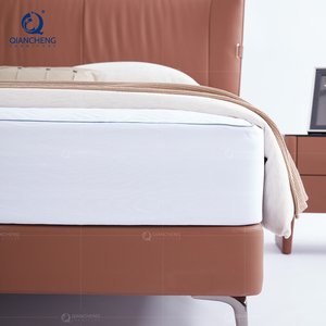 Muebles de dormitorio de lujo modernos, marco de madera, tela, <span class=keywords><strong>cama</strong></span> doble, <span class=keywords><strong>esponja</strong></span>, <span class=keywords><strong>cama</strong></span> suave <span class=keywords><strong>para</strong></span> el hogar - Product Image 4