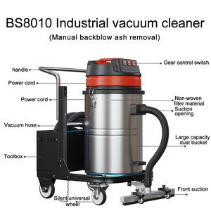 Nouvel <span class=keywords><strong>aspirateur</strong></span> industriel électrique haute performance Boshuo 420 m³/h pour <span class=keywords><strong>copeaux</strong></span> de <span class=keywords><strong>bois</strong></span>, 4500 W, 80 L, aspiration 21 kPa, port 40 mm, nettoyage de la poussière - Product Image 2