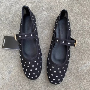 <span class=keywords><strong>Eleganti</strong></span> Scarpe Basse da <span class=keywords><strong>Donna</strong></span> con Tomaia in Rete, <span class=keywords><strong>Sandali</strong></span> Piatti, Scarpe Mary Jane con Strass - Product Image 3