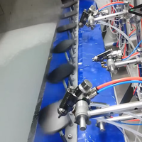 Nouvelle machine de revêtement métallique haute performance pour le revêtement en masse des bouteilles en verre, équipement de peinture, cabines de pulvérisation, ligne de revêtement