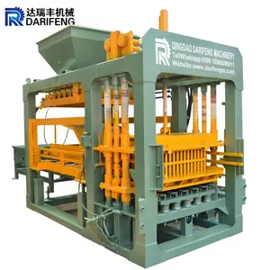 building equipments construction machinery QT6-15 automatic hydraulic hollow paving block making machine for sale In Ghana