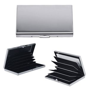 Porte-cartes de crédit fin anti-RFID pour 6 cartes, sans fermeture, unisexe - Product Image 1