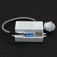Module de détection de mouvement corporel à radar micro-ondes pour interrupteur de lampe LED, multi-réglage, haute sensibilité, réglage de la durée