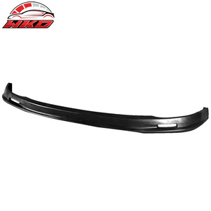 เหมาะสำหรับ Honda Civic Sedan ปี 1992-1995  ลิ้นกันชนหน้า สีดำดิบ - Product Image 4