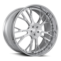 Jantes de voiture forgées RCSR personnalisées en argent 6x139.7 5x127 5x114.3, 22 24 26 28 pouces, jantes profondes pour Mercedes Classe G