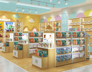 Lue-Soporte de exhibición de estantes interiores (4 niveles), estantería góndola para tiendas cometic/niños - Product Image 4