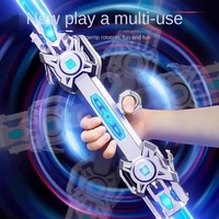 Épée Laser extensible cool véritable couteau jouet pour enfants épée lumineuse pour garçon brillant bâton lumineux cadeau d'anniversaire