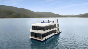 Maison flottante/Yacht de luxe en aluminium et fibre de verre, idéal pour les fêtes aquatiques dans les restaurants et le tourisme, équipé d'un moteur hors-bord - Product Image 2