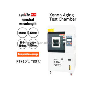 Xenon-Lichtbogen-Lichtbeständigkeitsprüfgerät nach IEC 68-2-9 Standard Xenon-Lampen-Lichtbogen-Alterungstestkammer - Product Image 2