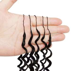 Extensions de cheveux au crochet tressées en boîte, bouclées aux extrémités, de 12 à 30 pouces, sans perte ni nœuds, pour femmes noires africaines, vente en gros - Product Image 3