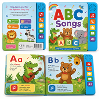 Libro de Sonidos Interactivo para Niños al por Mayor, Libro Educativo Personalizado con Botones Musicales para el Aprendizaje Preescolar
