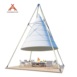 <span class=keywords><strong>Tenda</strong></span> Kawagebo Kamp da 3,5m, 5m da Esterno in Oxford per Glamping, <span class=keywords><strong>Tenda</strong></span> Piramidale Indiana a Lanterna in <span class=keywords><strong>Bambù</strong></span> Tipi Teepee, <span class=keywords><strong>Tenda</strong></span> da Campeggio di Lusso per Feste - Product Image 5