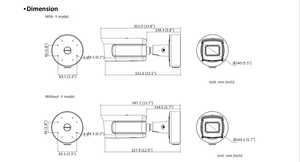 Hikvision Ban Đầu 4 MP Deepinview ANPR IDS-2CD7A46G0/P-IZHSY Moto Varifocal Darkfighter 140 dB WDR H.265 + POE Bullet IP Máy Ảnh - Product Image 4