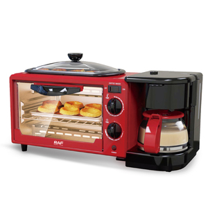 RAF-Ofen und Bratpfanne erhältlich Multifunktions-3-in-1-Frühstückmaschine mit Kaffeekanne Toaster - Product Image 3