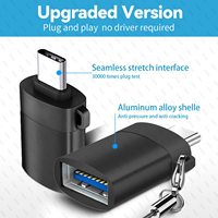Adaptateur USB-C vers USB, adaptateur OTG USB-C mâle vers USB-A 3.0 femelle, convertisseur Type-C Thunderbolt 4 pour iPhone 17 Pro, MacBook, Samsung